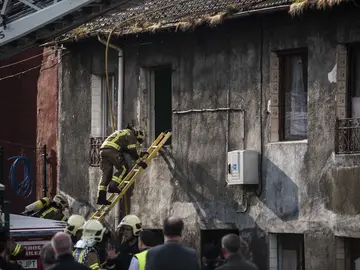 Así ha quedado el edificio tras el incendio Así ha quedado el edificio tras el incendio