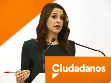 La portavoz de Ciudadanos, Inés Arrimadas La portavoz de Ciudadanos, Inés Arrimadas