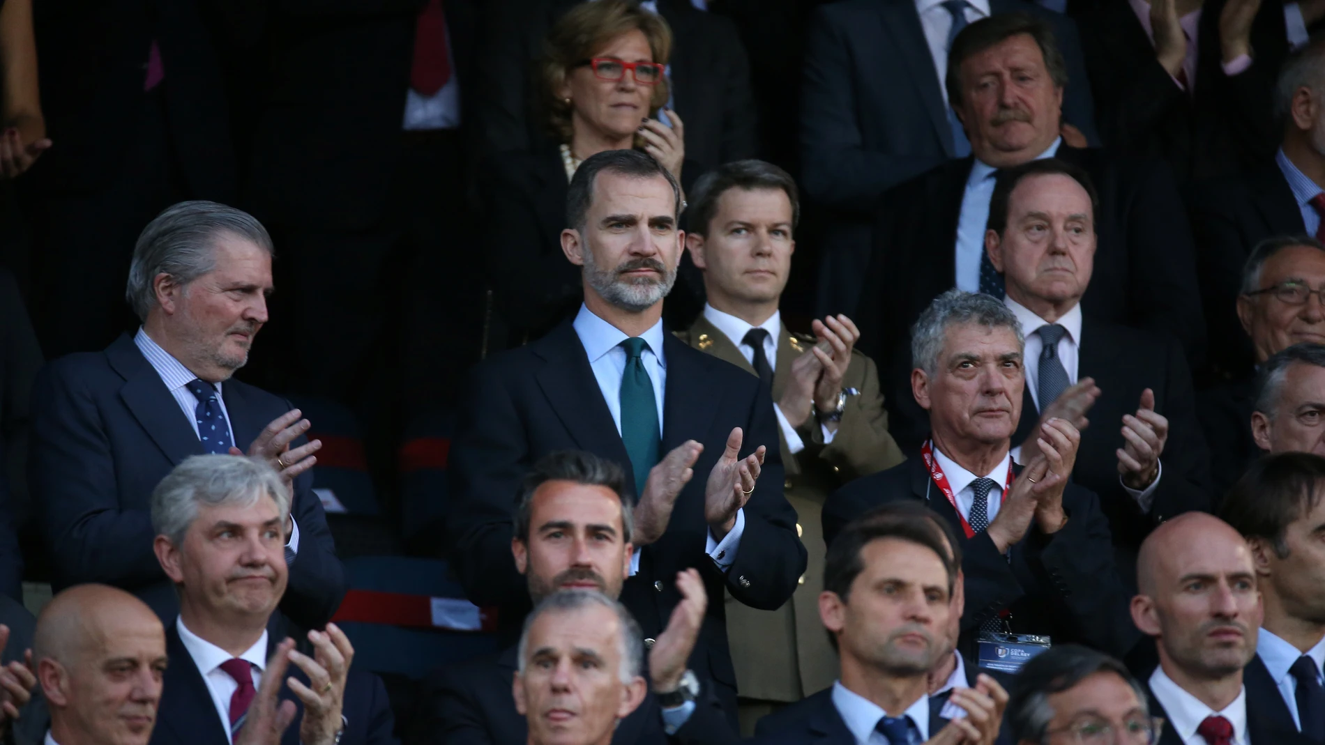Felipe VI, en el palco del Vicente Calderón Felipe VI, en el palco del Vicente Calderón
