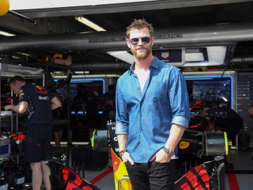 Chris Hemsworth se ha dejado ver en el Gran Prix de la Fórmula 1 de Mónaco 