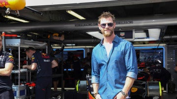 Chris Hemsworth se ha dejado ver en el Gran Prix de la Fórmula 1 de Mónaco