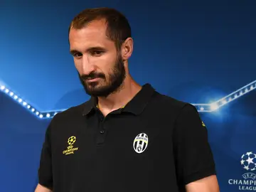 Chiellini, en la sala de prensa Chiellini, en la sala de prensa