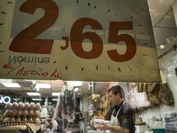 En la imagen, una carnicería en el mercado Maravillas en Madrid