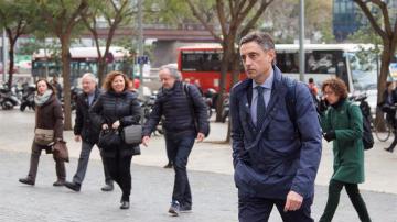 El fiscal Emilio Sánchez Ulled llega a la Ciutat Judicial