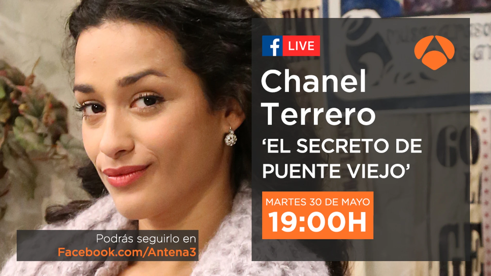 Chanel Terrero, Lucía en Puente Viejo, estará mañana en directo con todos los seguidores de la serie