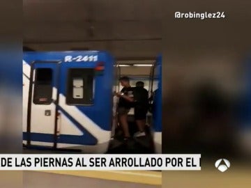 un chico pierde las dos piernas al ser arrollado por un vagón de metro en Madrid
