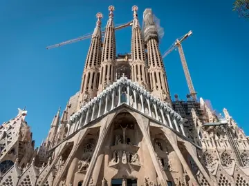 Fachada de la Pasión de la Sagrada Familia Fachada de la Pasión de la Sagrada Familia