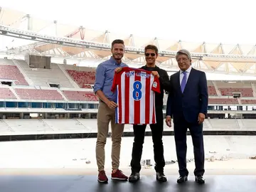 Tom Cruise, visita el Wanda Metropolitano Tom Cruise, visita el Wanda Metropolitano