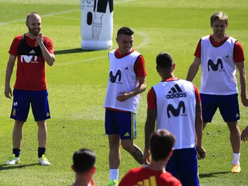 Entrenamiento de la selección española en Las Rozas Entrenamiento de la selección española en Las Rozas