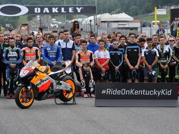Homenaje a Nicky Hayden en Mugello Homenaje a Nicky Hayden en Mugello