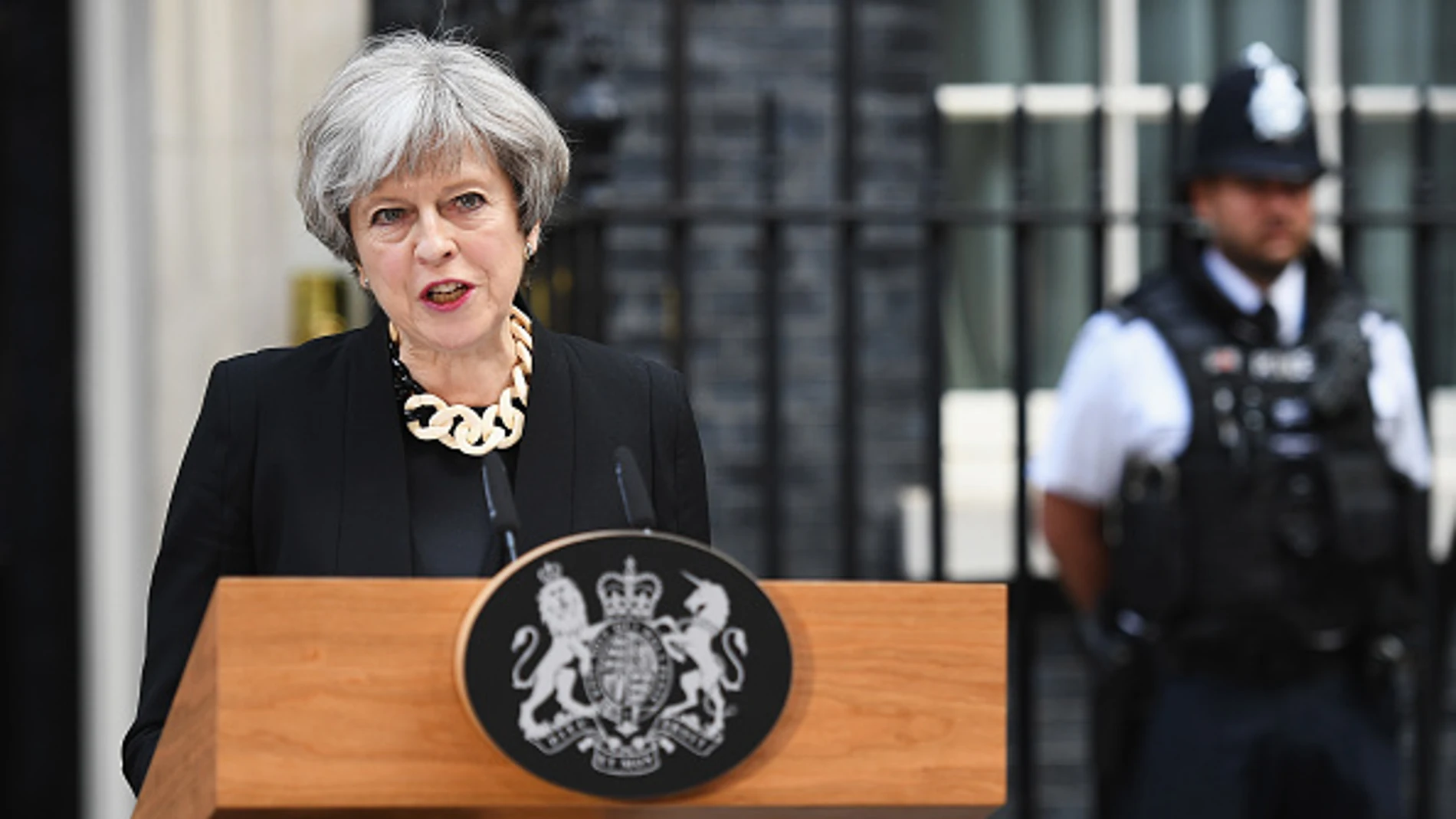 Theresa May comparece ante la prensa Theresa May comparece ante la prensa