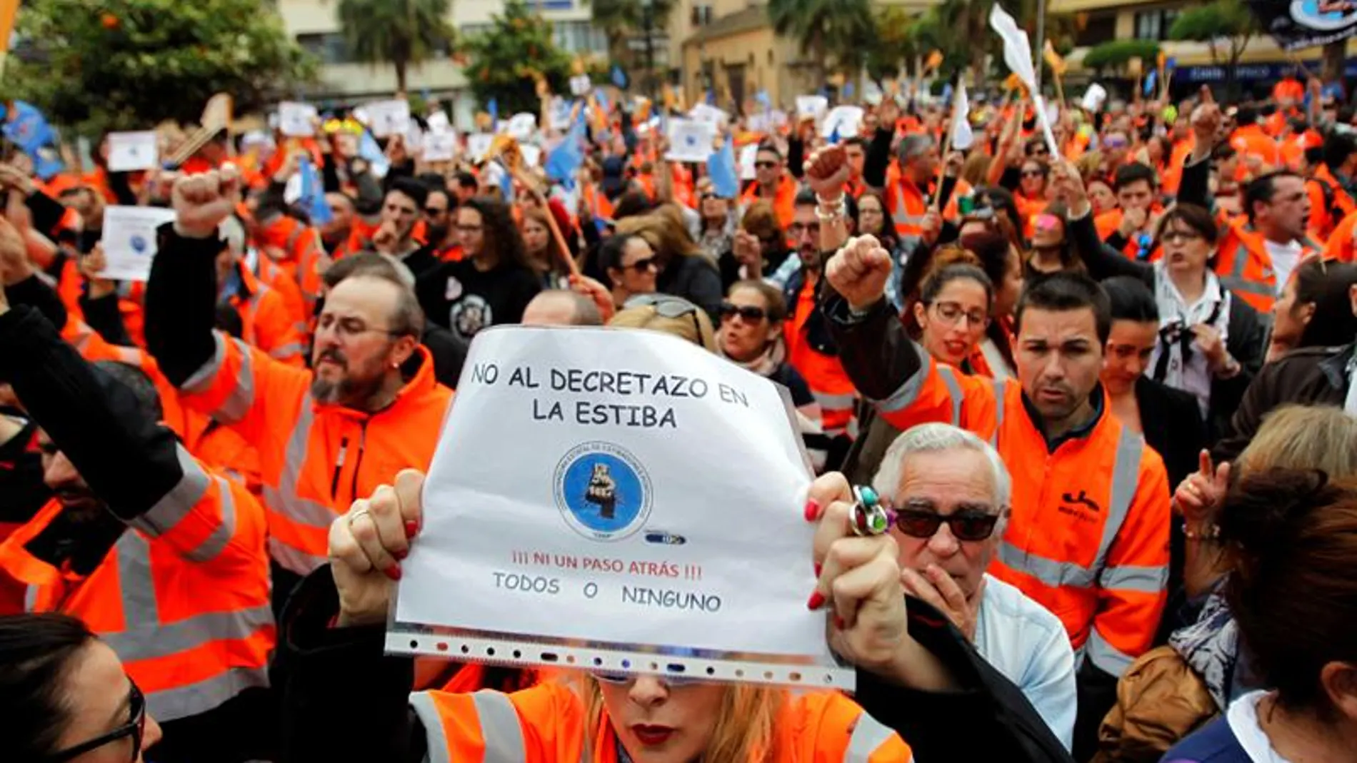 Huelga estibadores Huelga estibadores