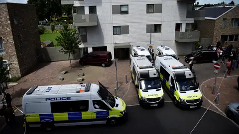 Redada en Barking tras el doble atentado de Londres Redada en Barking tras el doble atentado de Londres