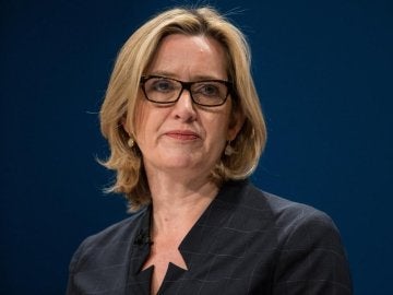 Amber Rudd, ministra británica de Interior