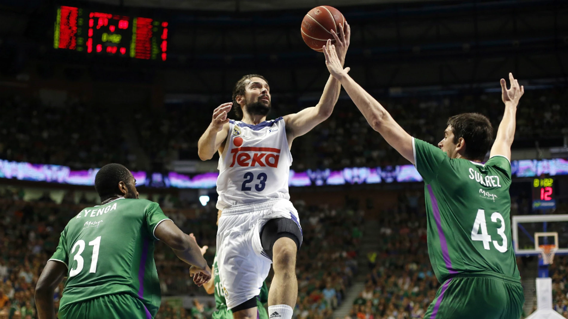 Sergio Llull entra a canasta Sergio Llull entra a canasta