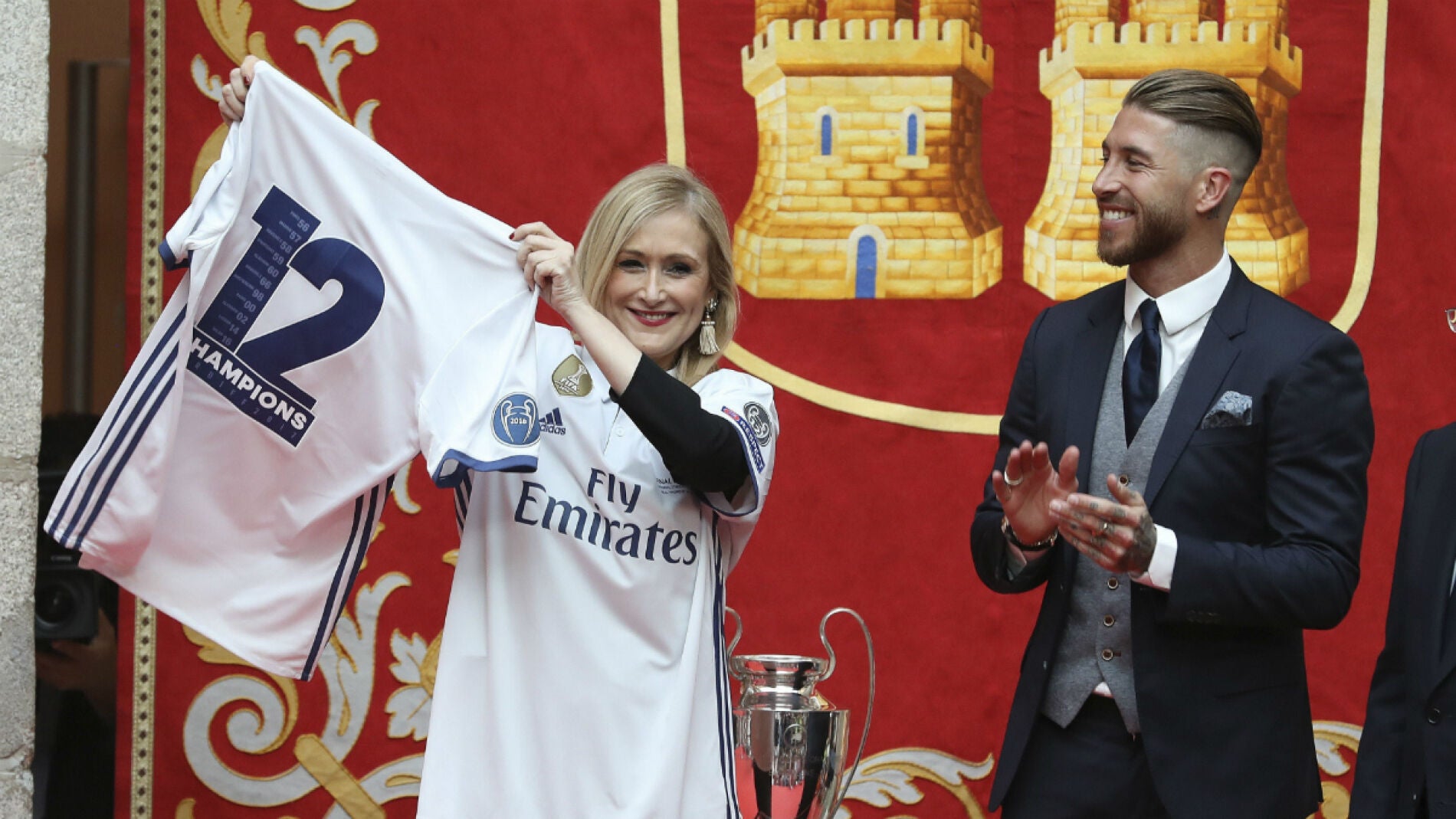 Ramos, con Cristina Cifuentes