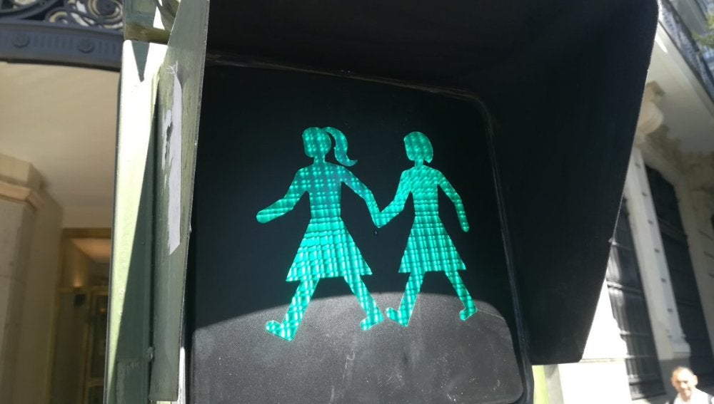 Semáforos LGTB en Madrid