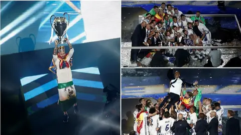 Fiesta por la Duodécima en el Santiago Bernabéu Fiesta por la Duodécima en el Santiago Bernabéu