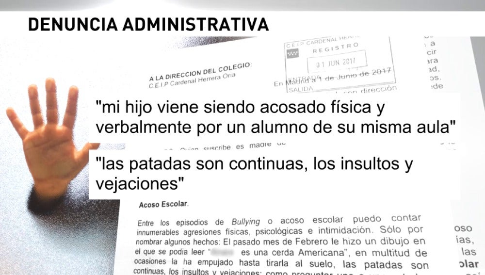 Frame 44.854075 de: Un colegio en Madrid se niega a activar el protocolo contra el acoso escolar