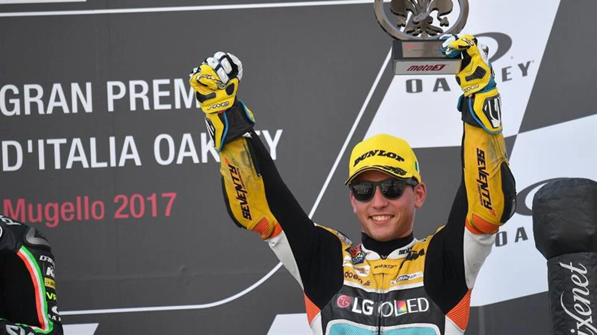 El piloto de Moto3, Juanfran Guevara El piloto de Moto3, Juanfran Guevara