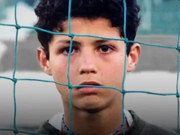 Cristiano, de niño en la promoción de Nike Cristiano, de niño en la promoción de Nike