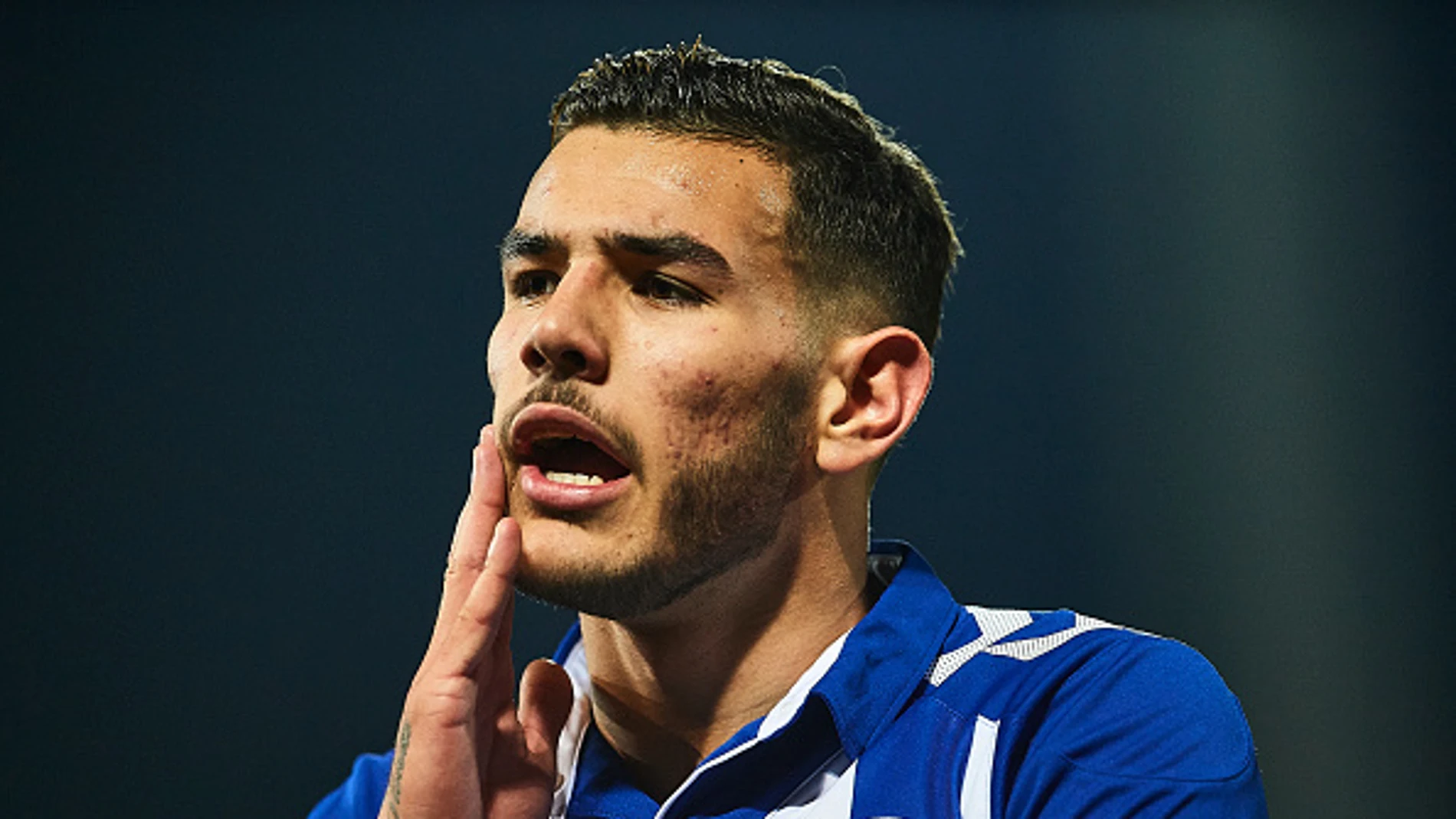 Theo Hernández, en un partido con el Alavés Theo Hernández, en un partido con el Alavés