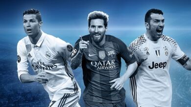 Ocho jugadores del Madrid, tres del Atlético y uno del Barça, en el equipo ideal de la Champions League 2016/17