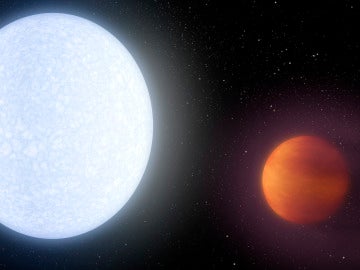 Astrónomos descubren un planeta más caliente que la mayoría de las estrellas