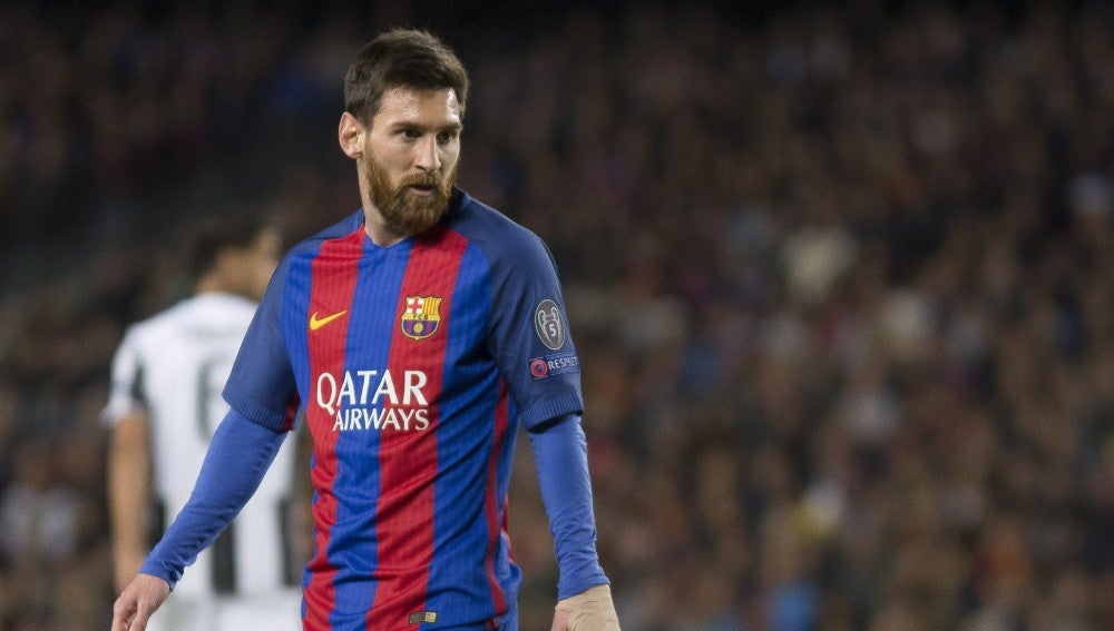 Leo Messi, en un partido contra la Juventus en la Champions