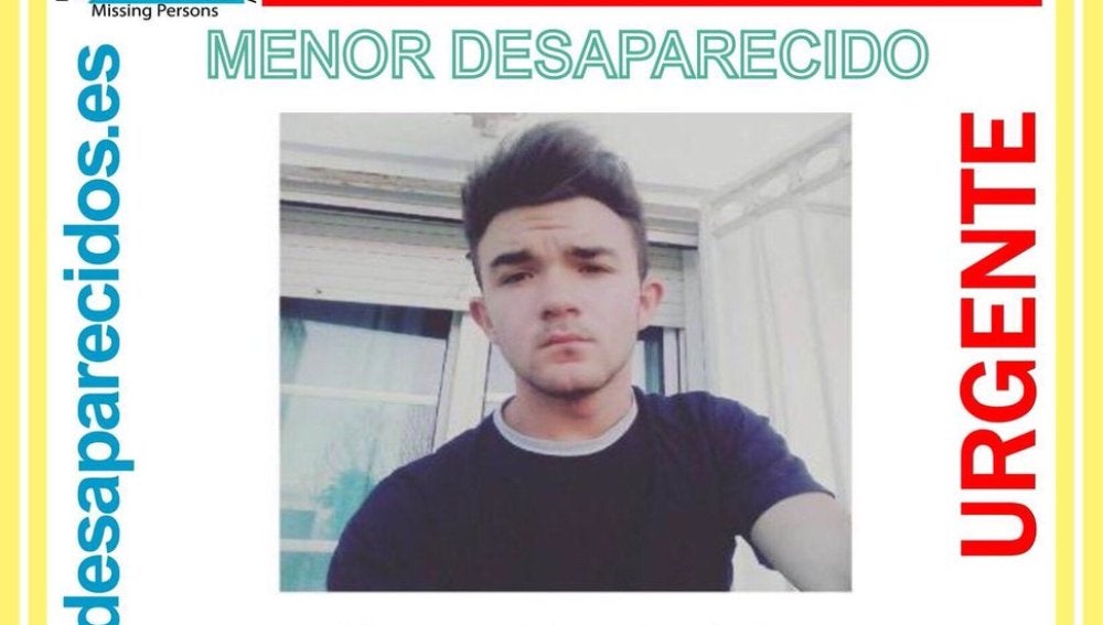 Alexander López Fernández, desaparecido en Granada