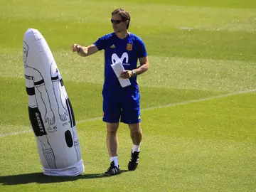 Julen Lopetegui, en las Rozas Julen Lopetegui, en las Rozas
