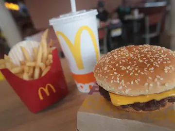 Un menú de McDonald's Un menú de McDonald's