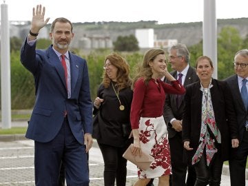 Los Reyes Felipe y Letizia durante el acto conmemorativo del 25º aniversario