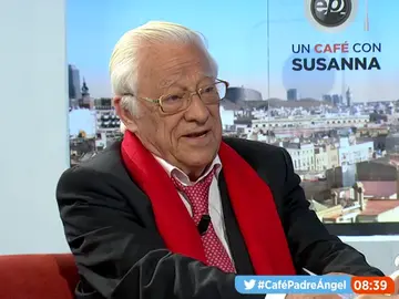 Frame 377.233426 de: El padre Ángel: "He pedido una entrevista con Donald Trump para hablarle de la paz en el mundo" Frame 377.233426 de: El padre Ángel: "He pedido una entrevista con Donald Trump para hablarle de la paz en el mundo"