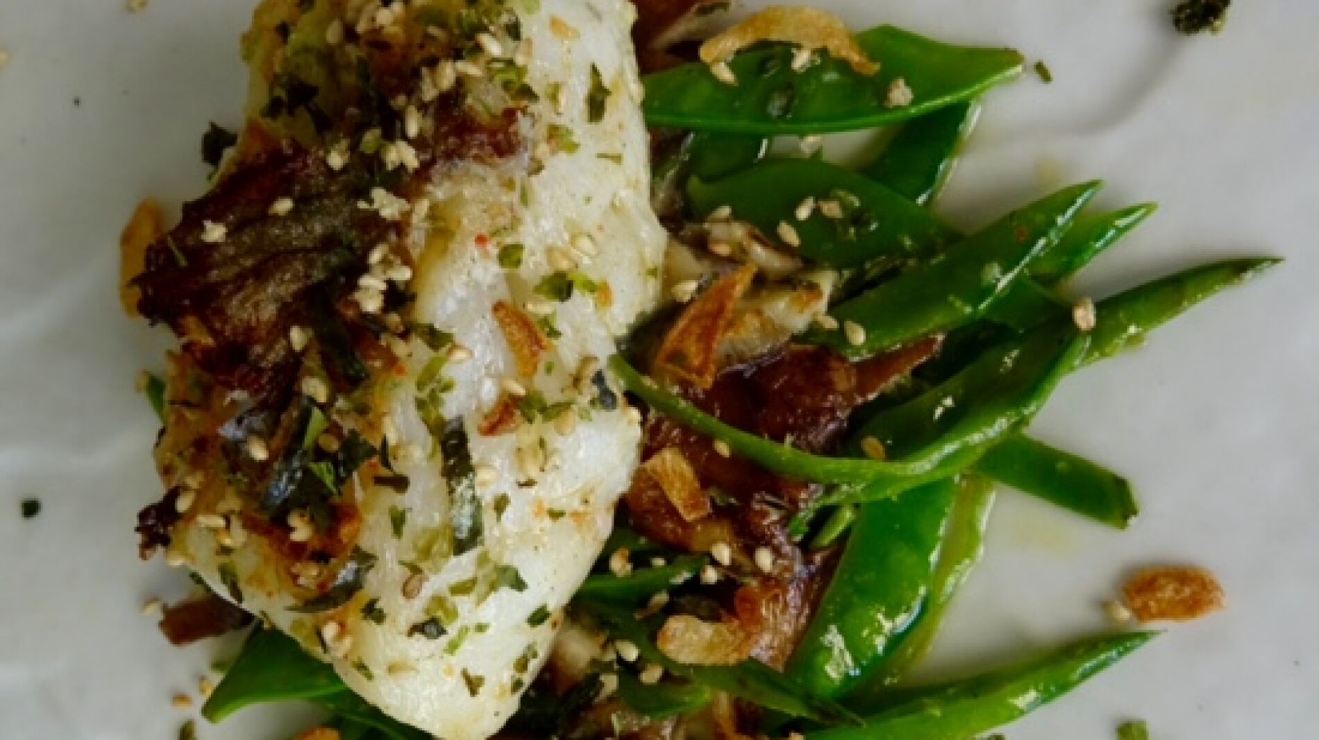 Bacalao con setas y take... riquísimo