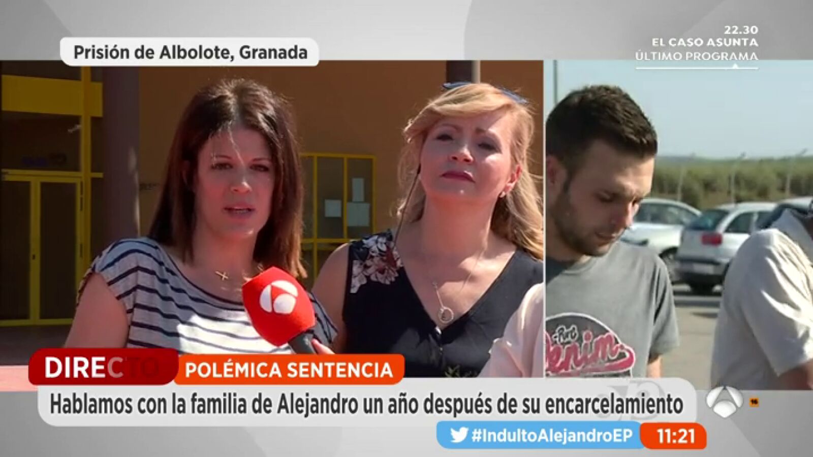 La novia del joven encarcelado por robar 80 euros: 