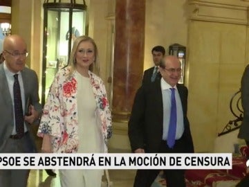 Frame 22.221499 de: El PSOE madrileño se abstendrá en la moción de censura contra Cifuentes 