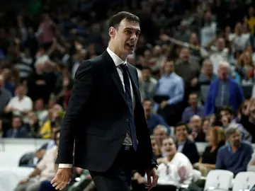 Giorgios Bartzokas, en un partido del Barcelona Lassa Giorgios Bartzokas, en un partido del Barcelona Lassa