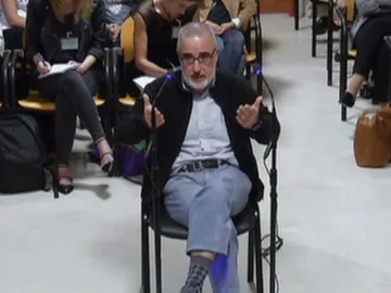 Alfonso Basterra en el juicio. Alfonso Basterra en el juicio.
