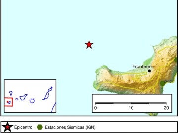 Un terremoto de 3.6 de magnitud registrado en el océano frente a Frontera