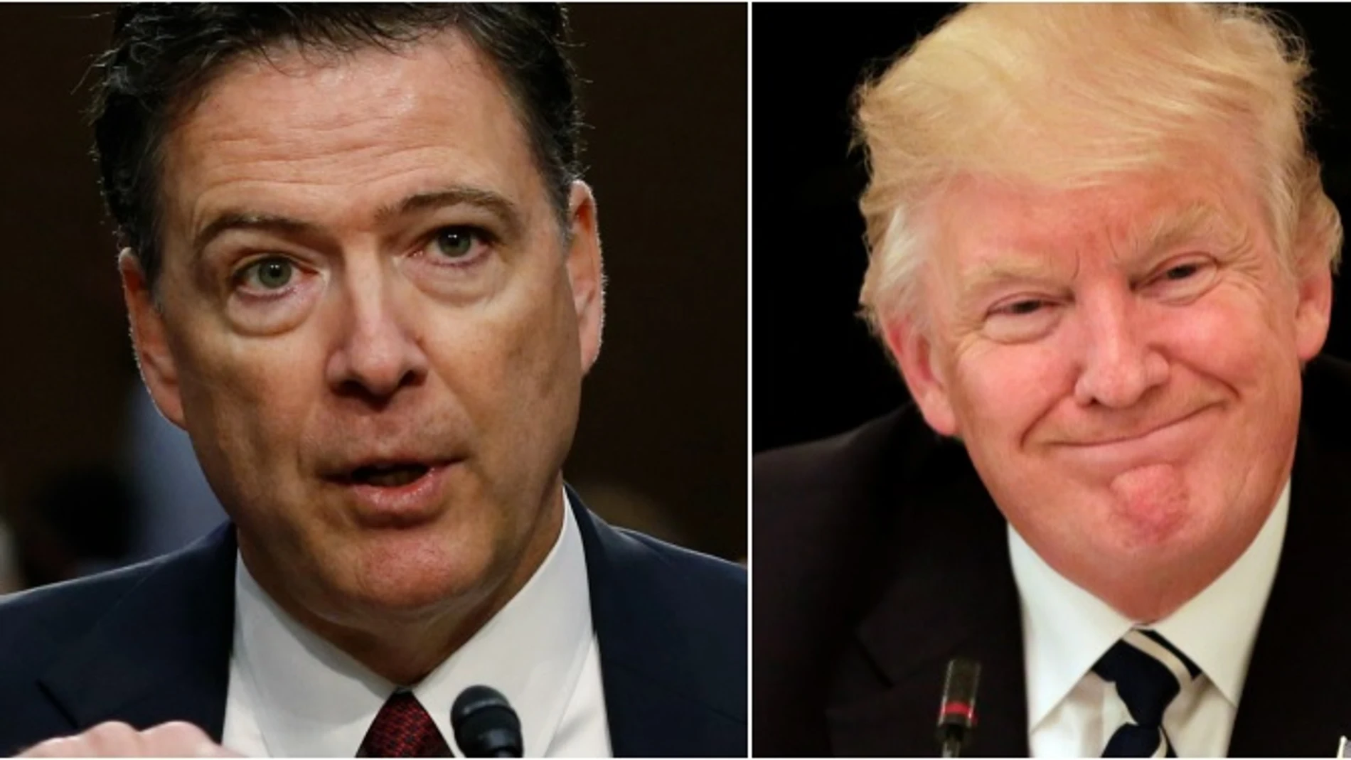 James Comey y Donald Trump James Comey y Donald Trump