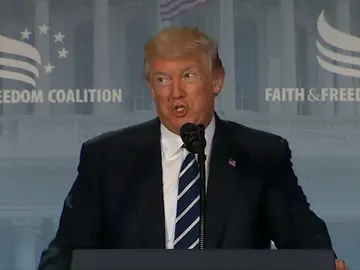 Frame 26.029645 de: Trump llama "obstruccionistas" a demócratas en un discurso sin aludir a Comey Frame 26.029645 de: Trump llama "obstruccionistas" a demócratas en un discurso sin aludir a Comey