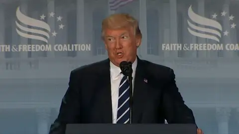 Frame 26.029645 de: Trump llama "obstruccionistas" a demócratas en un discurso sin aludir a Comey Frame 26.029645 de: Trump llama "obstruccionistas" a demócratas en un discurso sin aludir a Comey