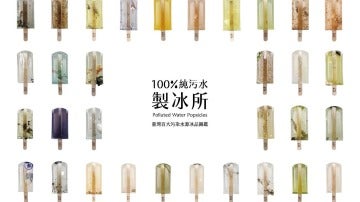 100 helados hechos con agua contaminada