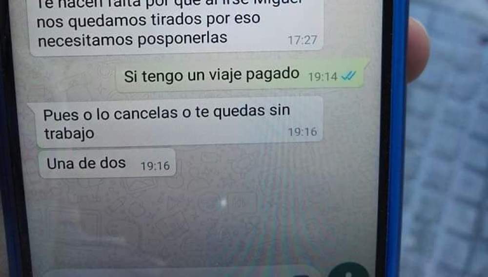 Conversación de Whatsapp