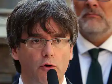 El presidente de la Generalitat, Carles Puigdemont El presidente de la Generalitat, Carles Puigdemont