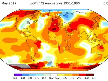 2017 anota el segundo mayo con más calor en el mundo desde 1880 2017 anota el segundo mayo con más calor en el mundo desde 1880