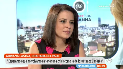 Adriana Lastra en Espejo Público Adriana Lastra en Espejo Público