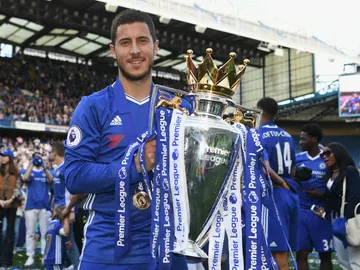 Eden Hazard, con la Premier Eden Hazard, con la Premier