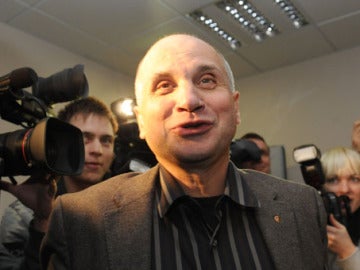 Gedvydas Vainauskas, durante un acto